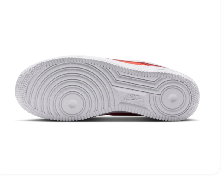 Nike Air Force 1 Low Sneakers - Red & White