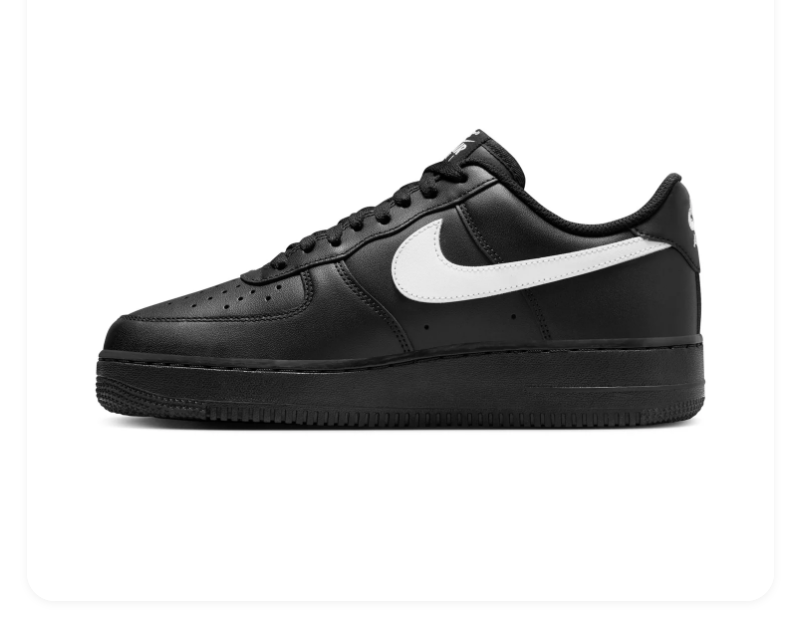 Nike Air Force 1 Low Sneakers - Black & White