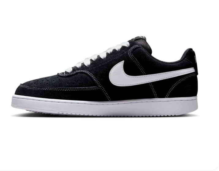 Nike Court Vision Low Sneakers - Black & White