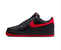 Nike Air Force 1 Low Sneakers - Black & Red