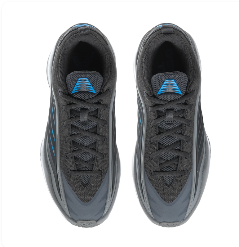 adidas Athletic Sneakers – Black, Grey & Blue