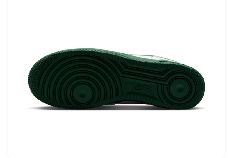 Nike Air Force 1 Low Sneakers - White & Forest Green