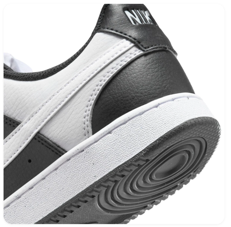 Nike Court Vision Low Sneakers - Black & White Colorblock