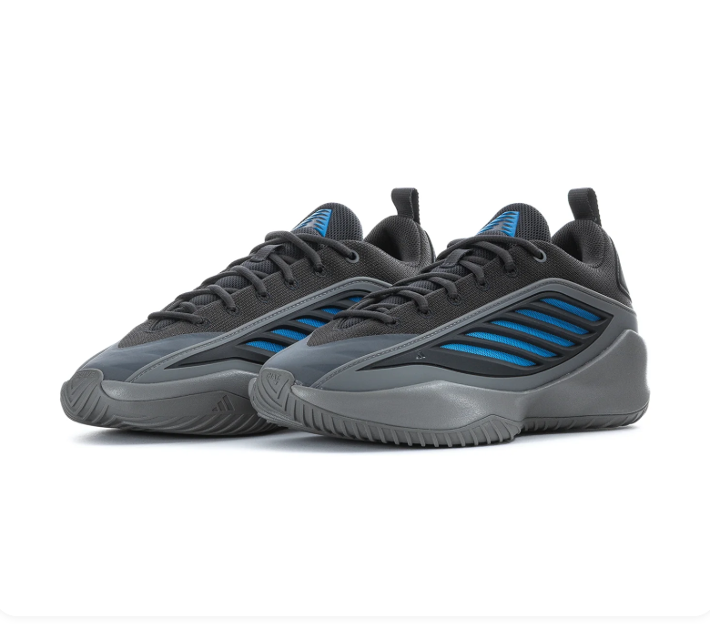 adidas Athletic Sneakers – Black, Grey & Blue
