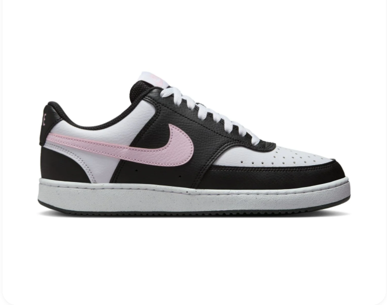 Nike Low-Top Sneakers - Black, White & Pale Pink