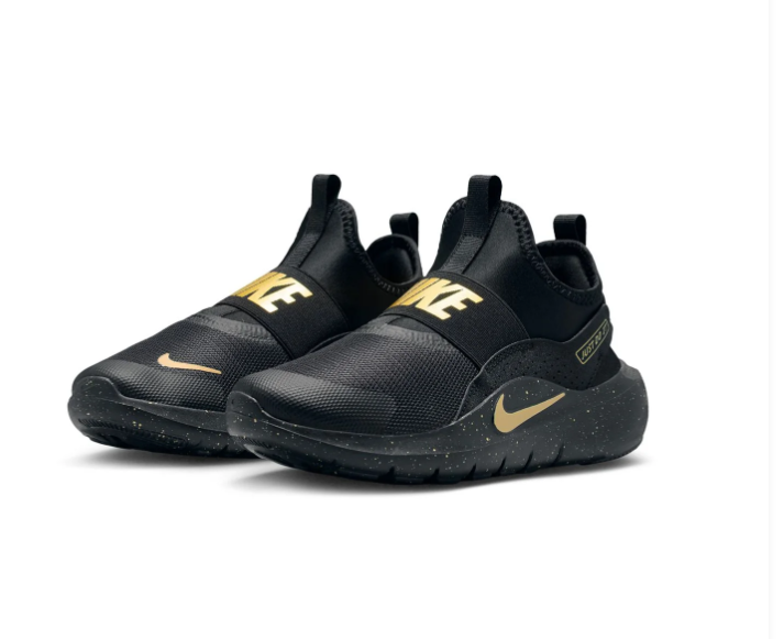 Nike Slip-On Sneakers - Black & Gold
