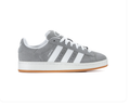 adidas Campus Sneakers – Grey & White with Gum Outsole