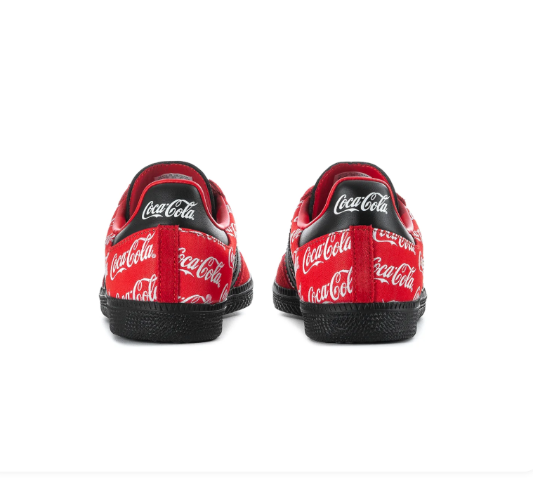 adidas Coca-Cola Print Sneakers – Red, Black & White