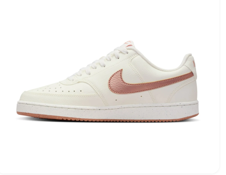 Nike Court Vision Low Sneakers - Cream & Dusty Rose