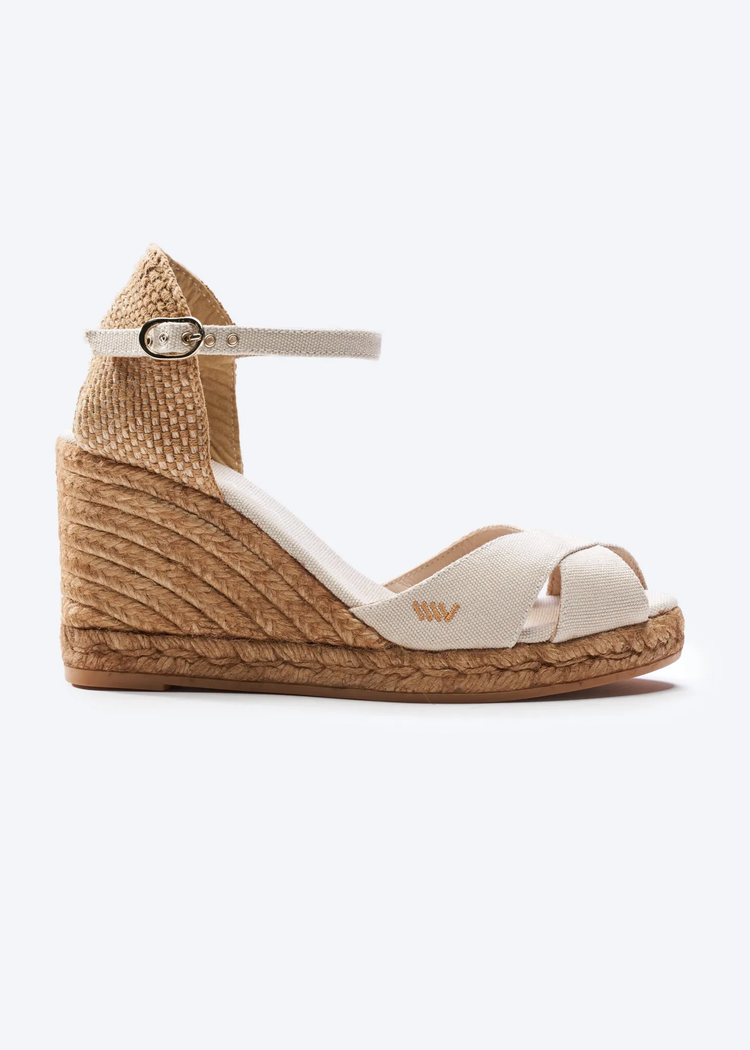 Aiguablava Canvas Espadrille Sandal Wedges