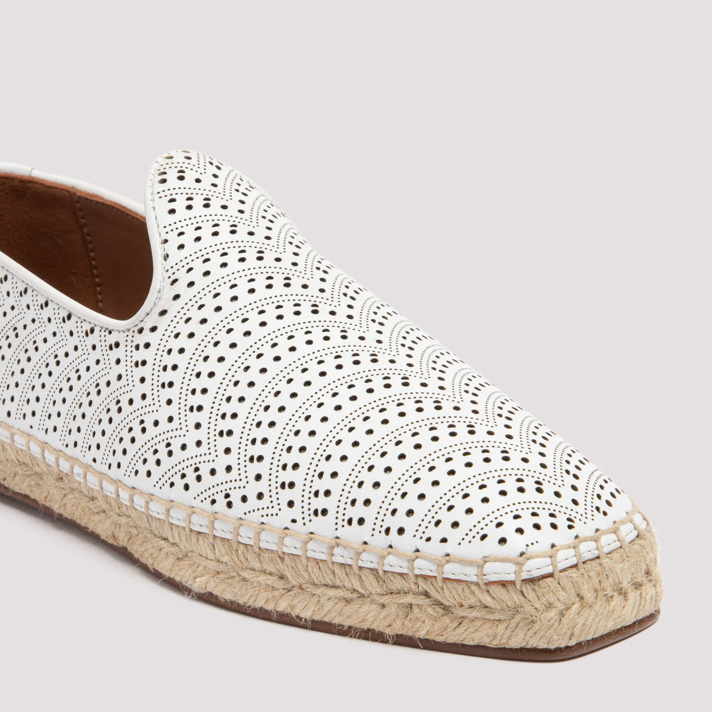 Alaïa Openwork Flat Espadrilles