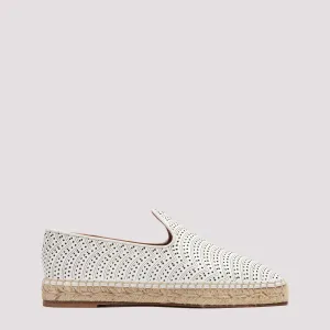 Alaïa Openwork Flat Espadrilles