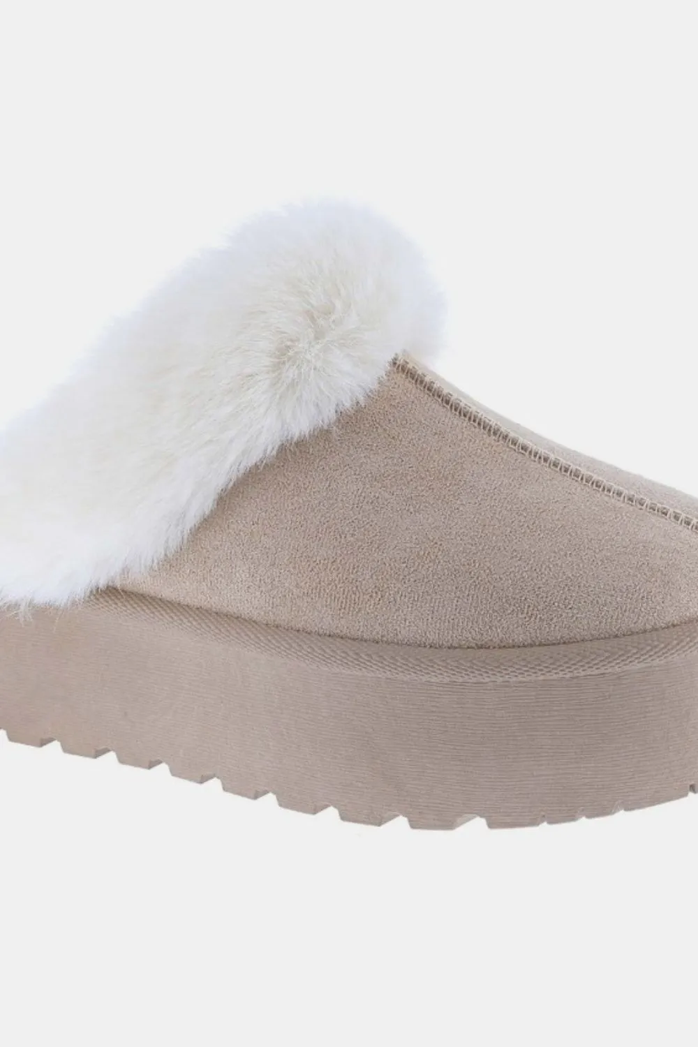 BE. Shoe Weeboo  Taupe Snow Slippers