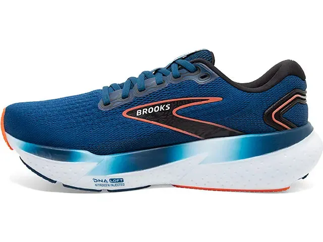 Brooks Mens Glycerin 21- Blue Opal/Black/Nasturtium  (1104191D474)