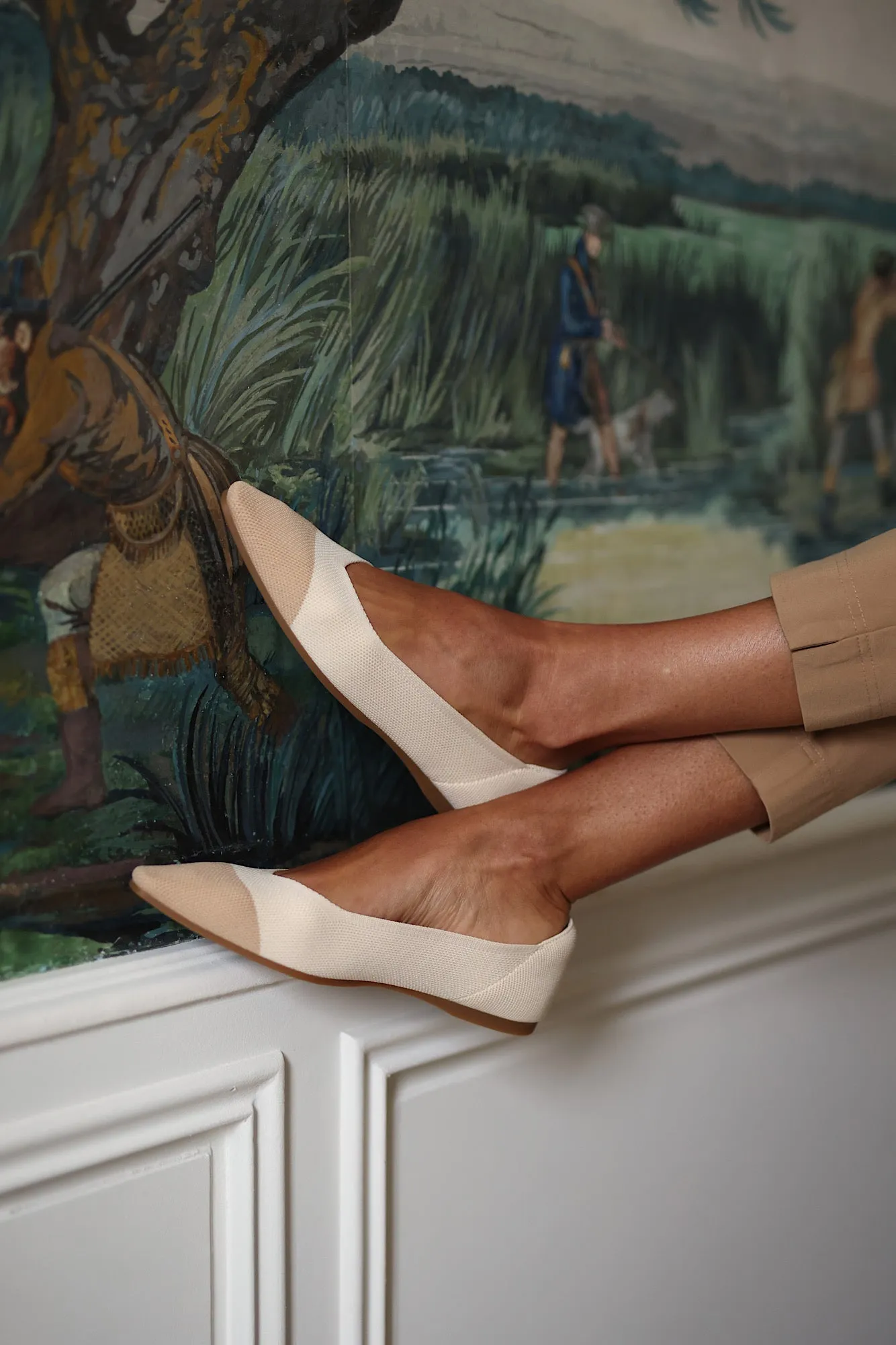 Celine Recycled Ballet Flats