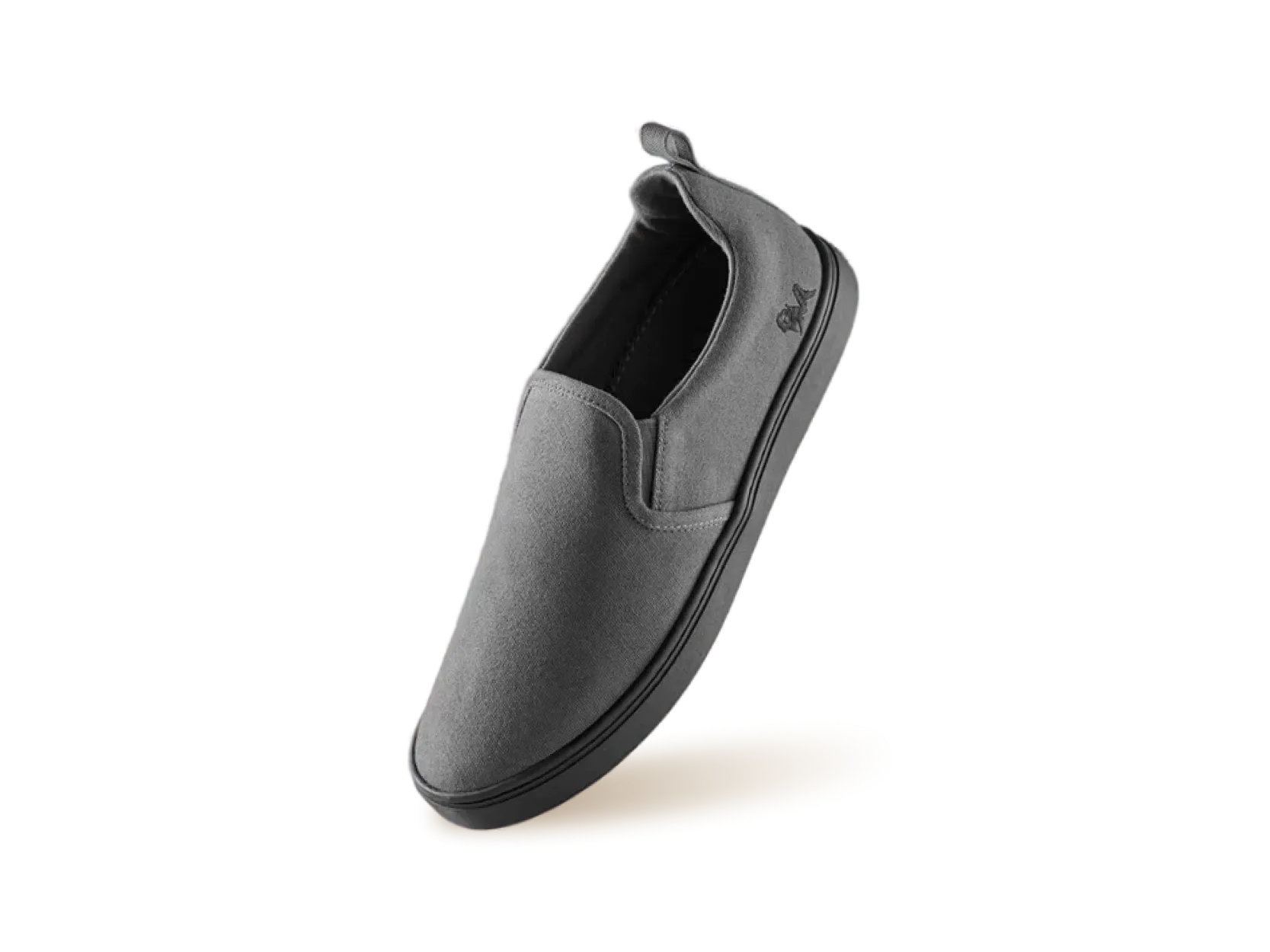 Cotton Slip Ons : Pebble Grey