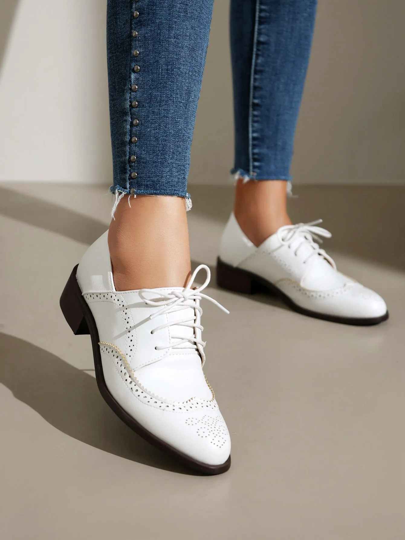 elveswallet Business casual Lace-up Brogues Shoes