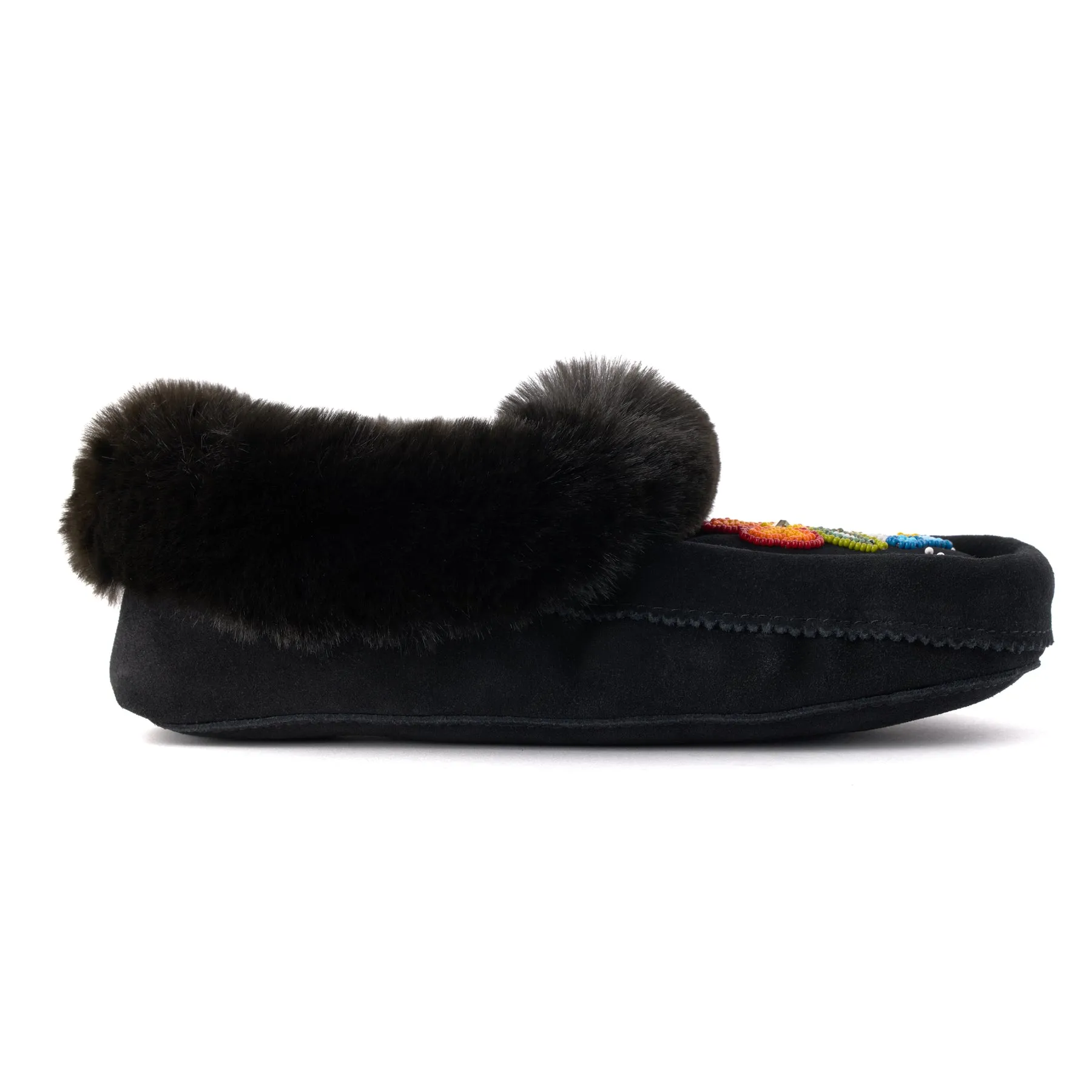 Faux Fur Bloom Moccasin