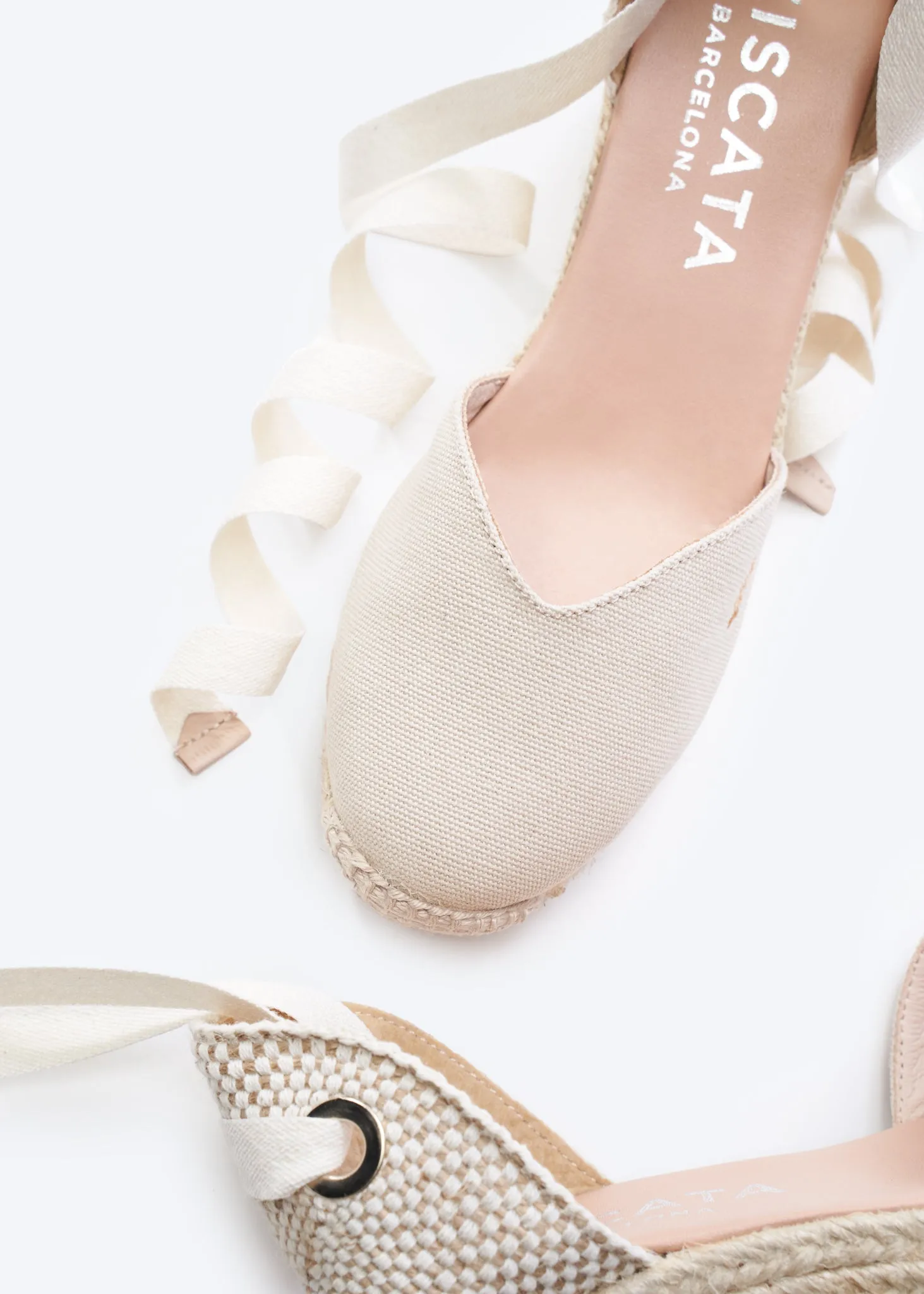 Gava Canvas Espadrille Wedges