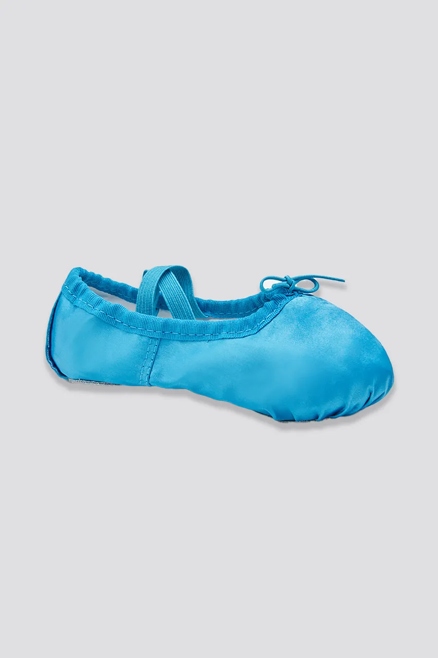 Girl's Blue Ballet Shoes - Satin