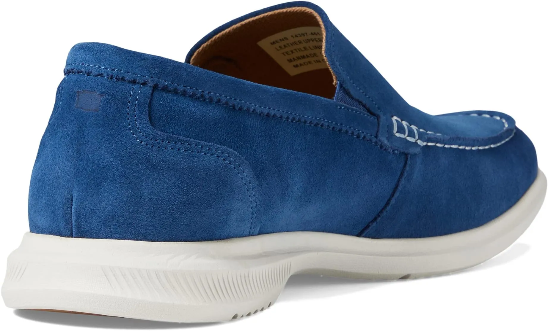 Hamptons Moc Toe Venetian Loafer Florsheim Blue Suede