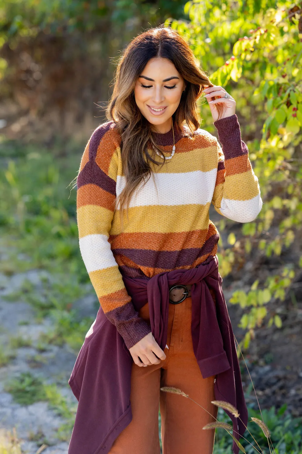 Harvest Striped Sweater