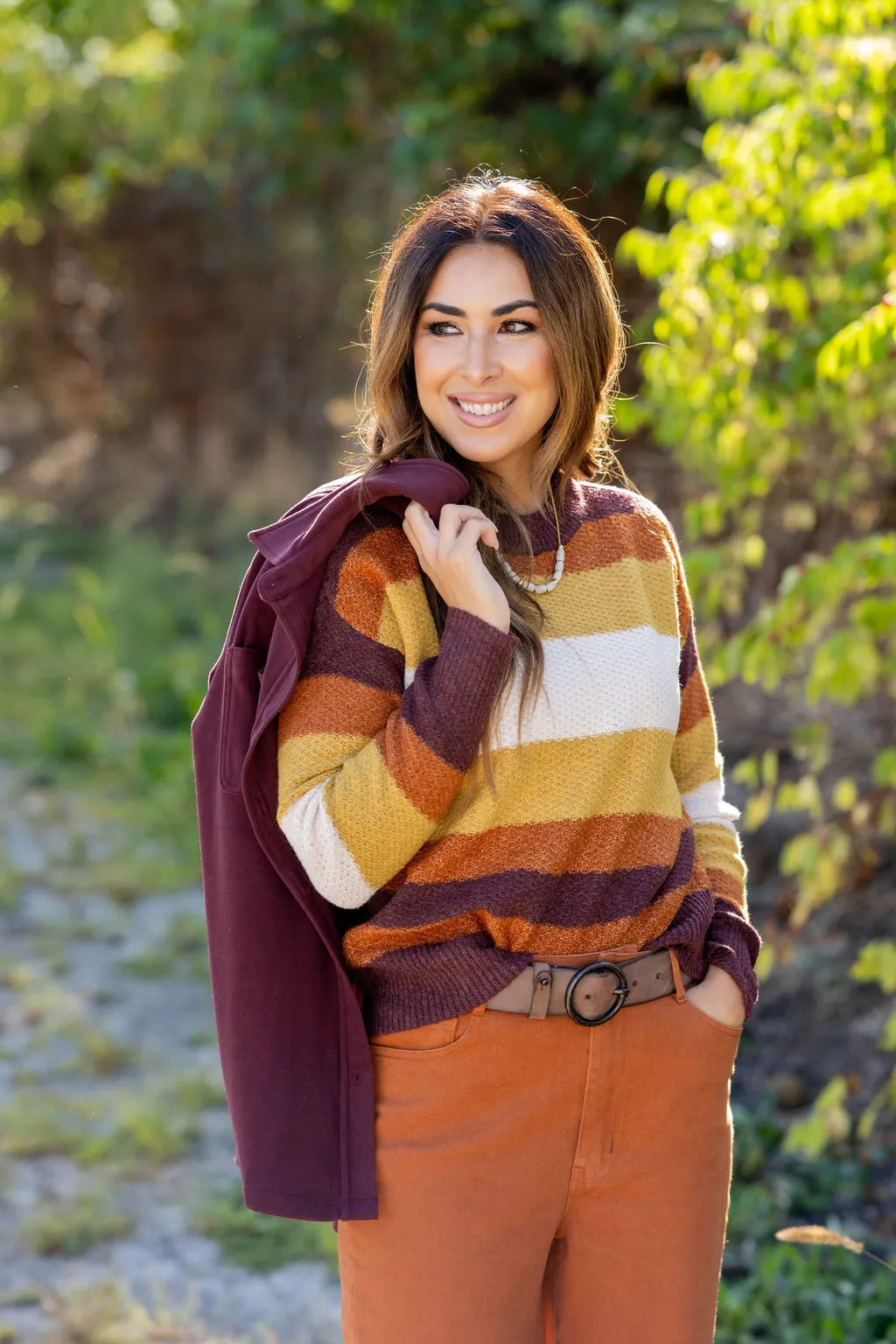 Harvest Striped Sweater