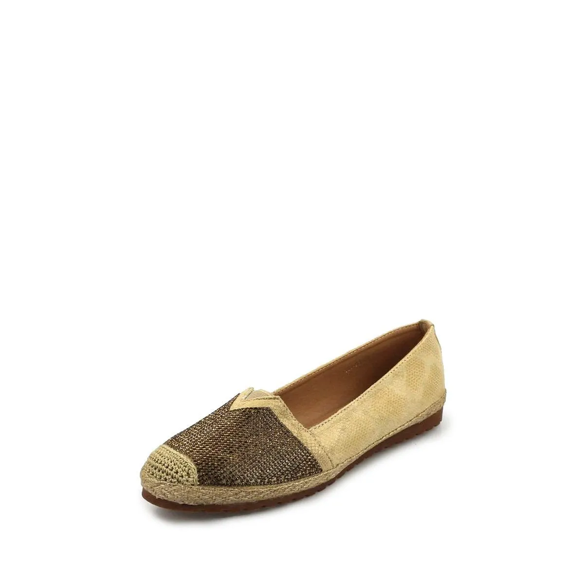 HELENA Flat Espadrille With Diamante Shoe