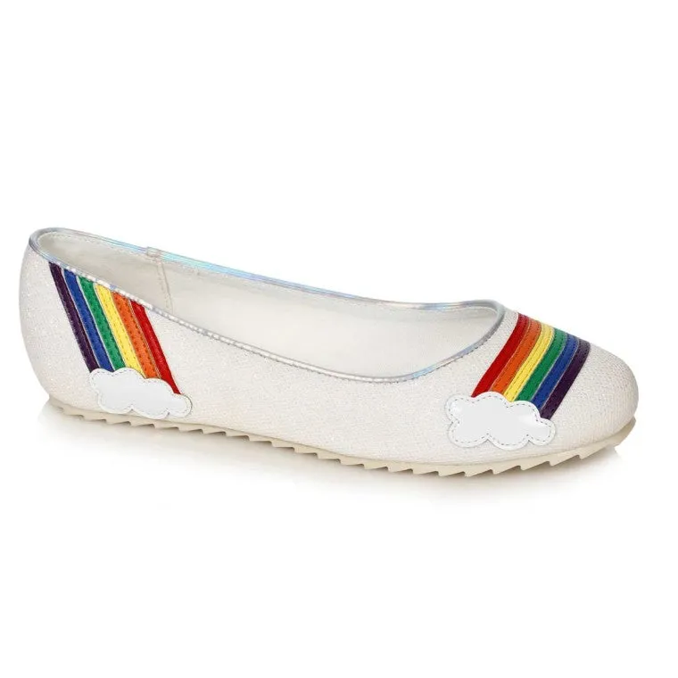 Hope-100 Rainbow Ballet Flats