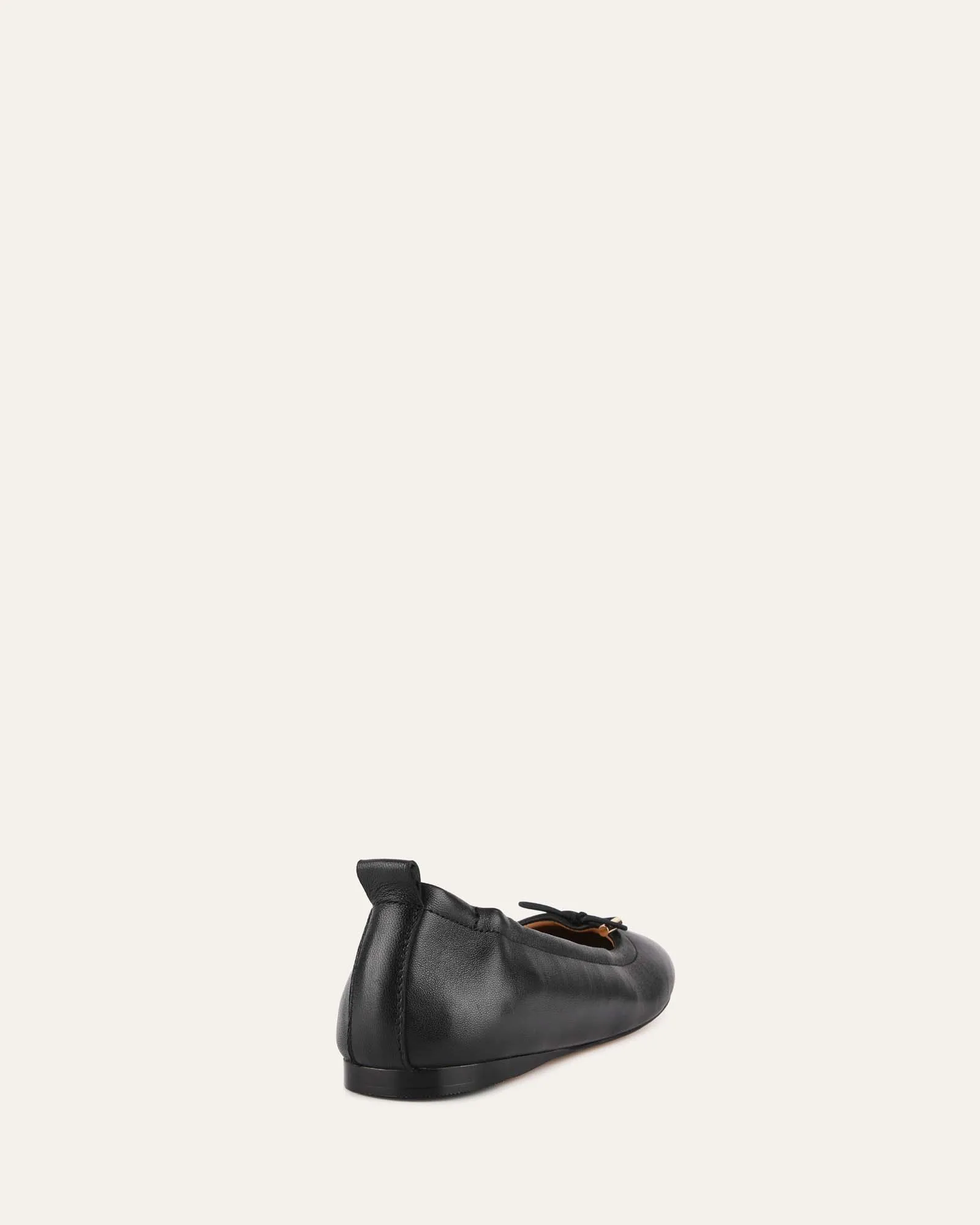 JOLIE CASUAL FLATS BLACK LEATHER