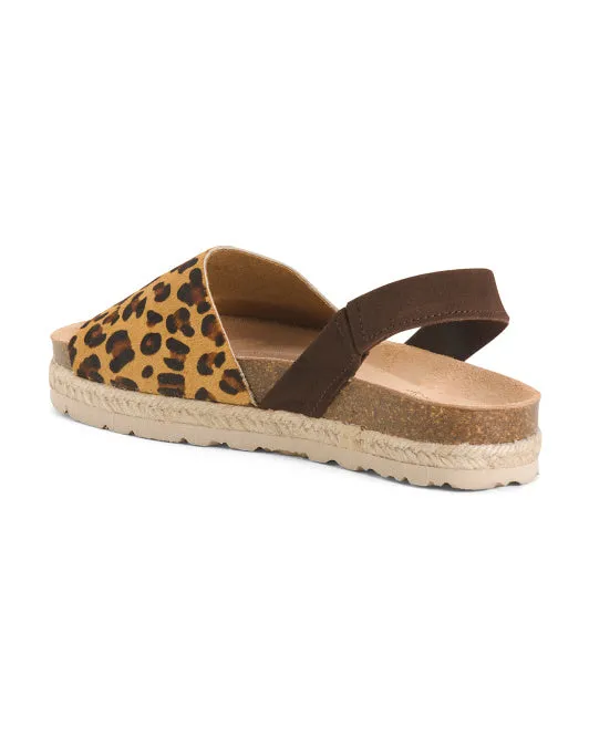 Leopard Leather Espadrilles