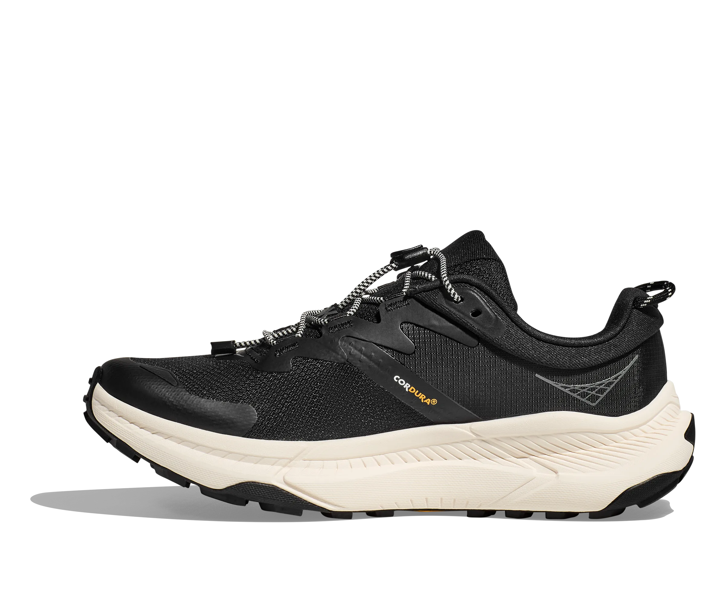 Men's Hoka Transport Color: Black / Alabaster