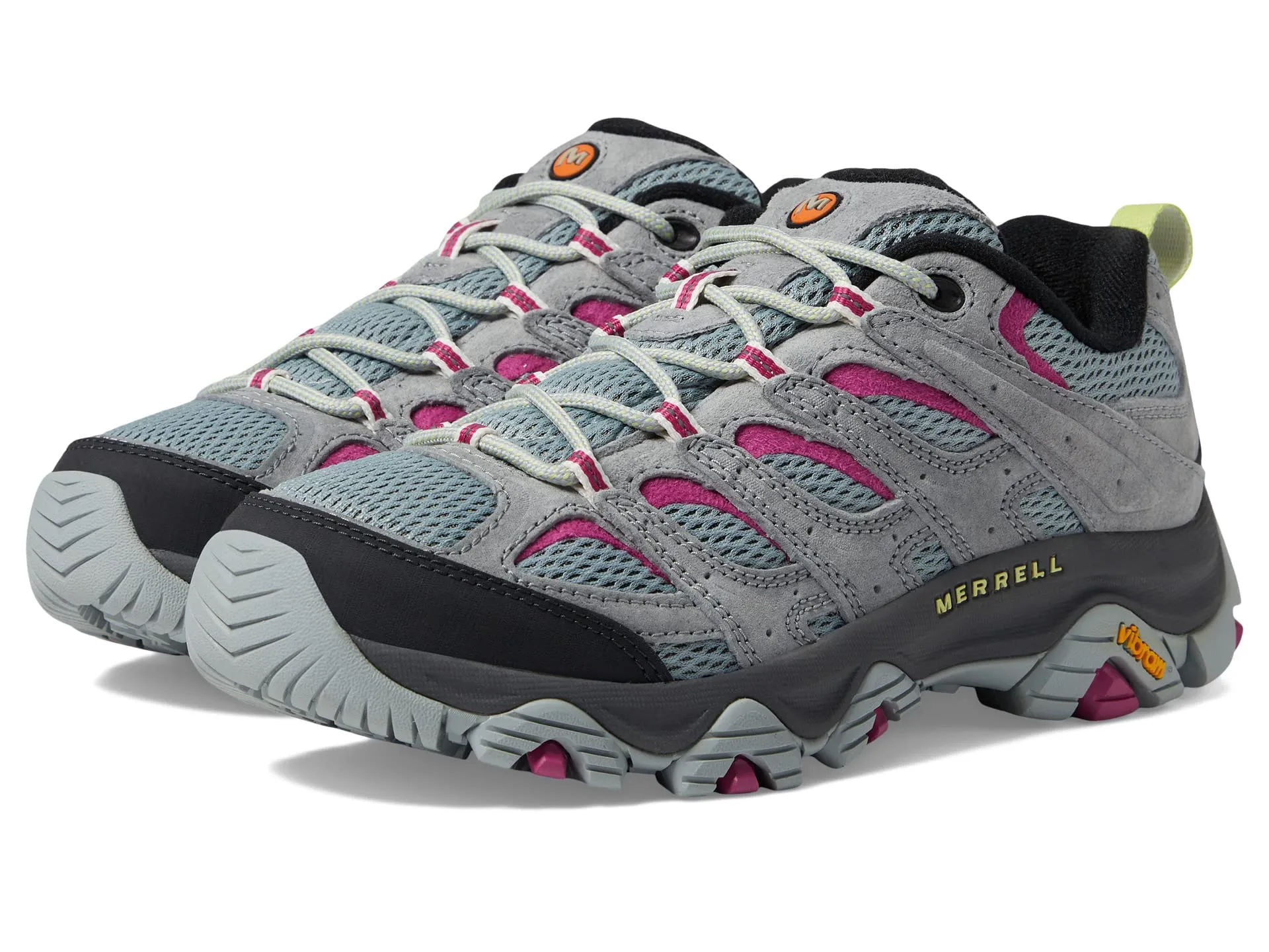 Merrell Women's Moab 3 Waterproof Hiking Shoes – Durable, Comfortable, and Versatile Outdoor Footwear, Monument/FUC