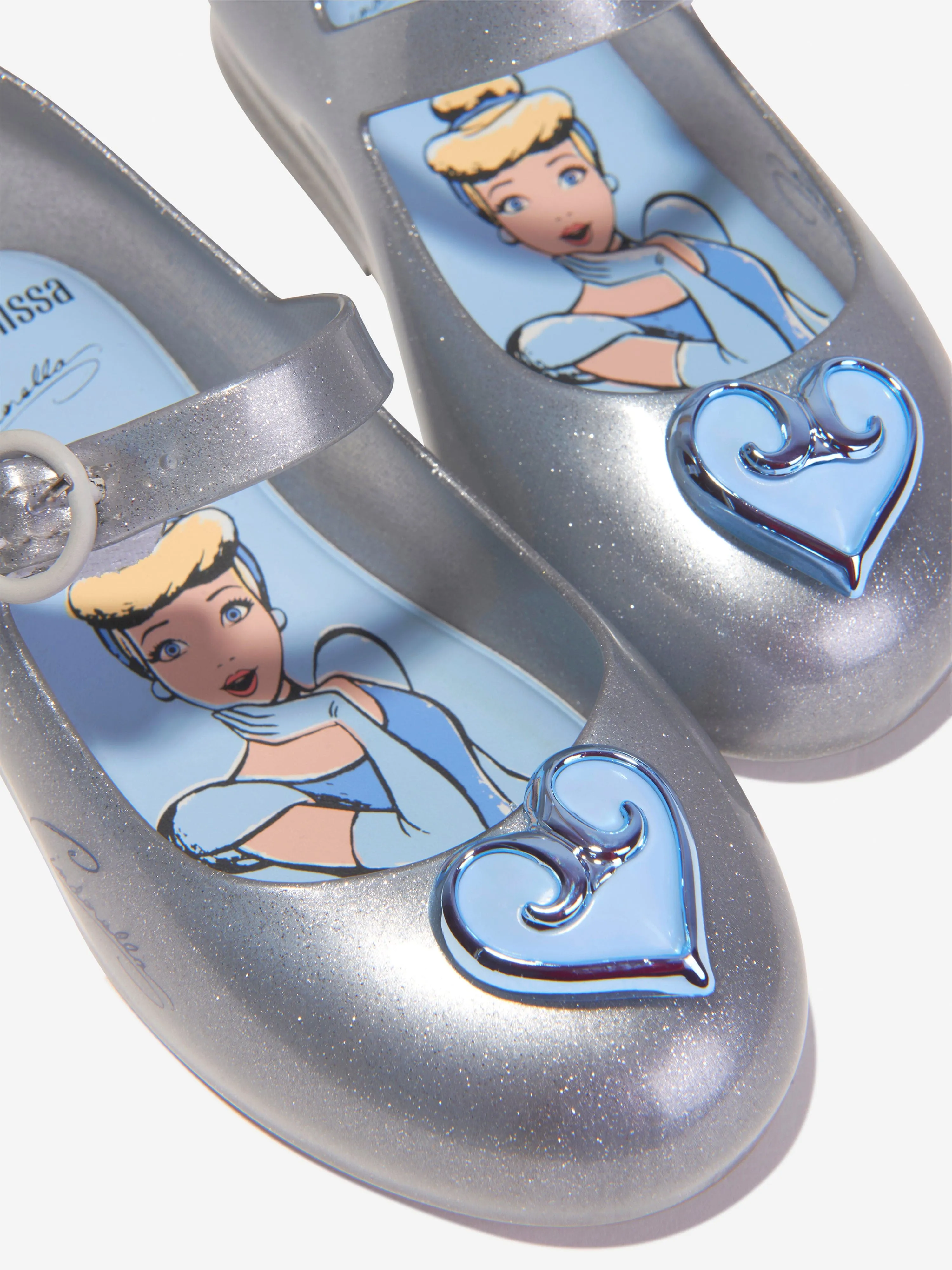 Mini Melissa Girls Princess Sweet Love Cinderella Jelly Shoes