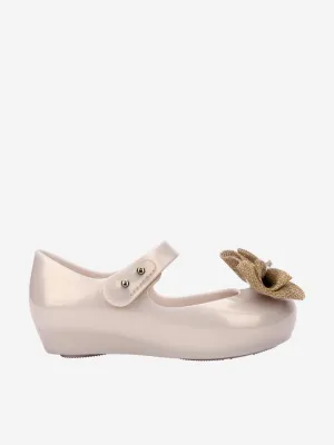 Mini Melissa Girls Ultragirl Sweet XII Shoes in Ivory