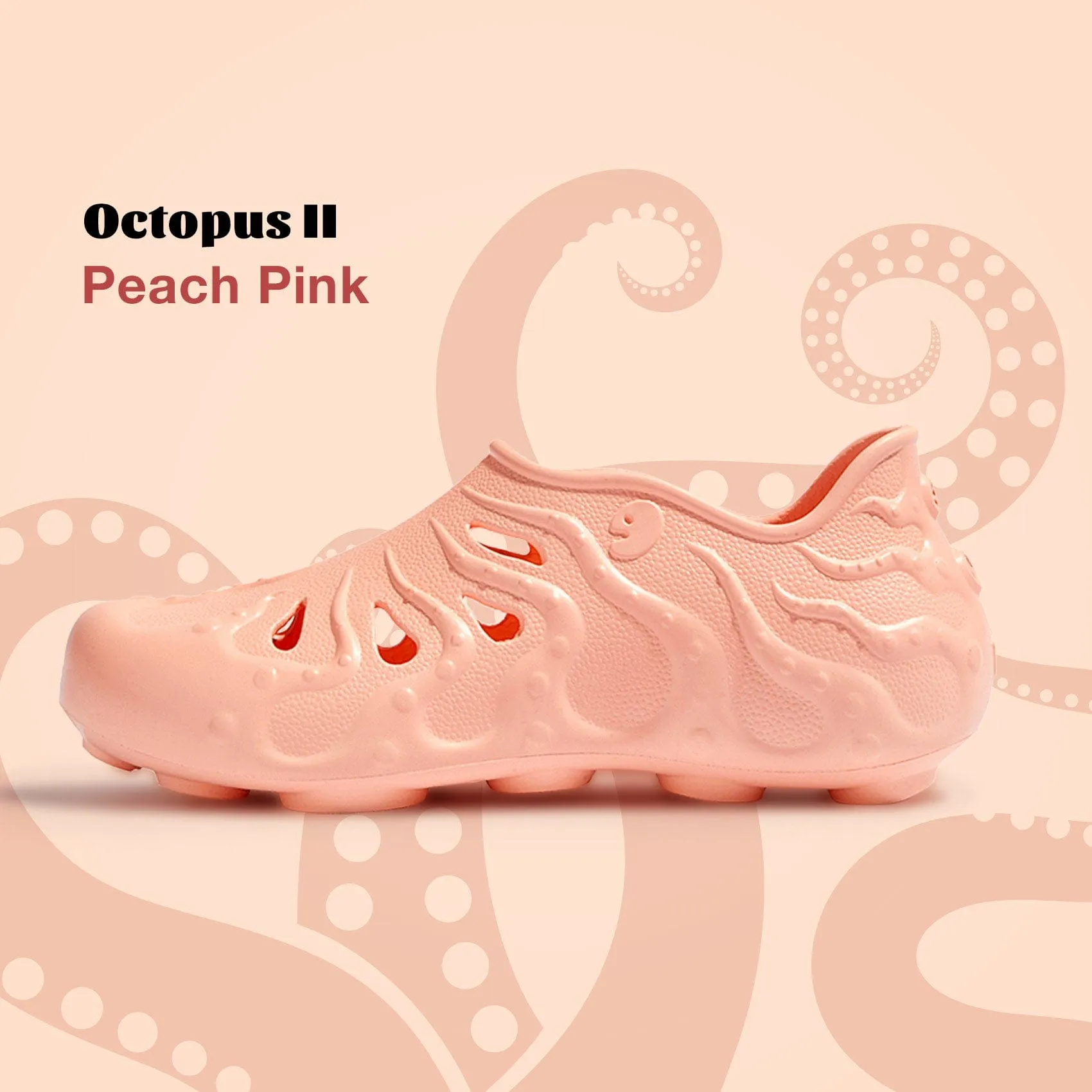 Peach Pink Octopus II Women