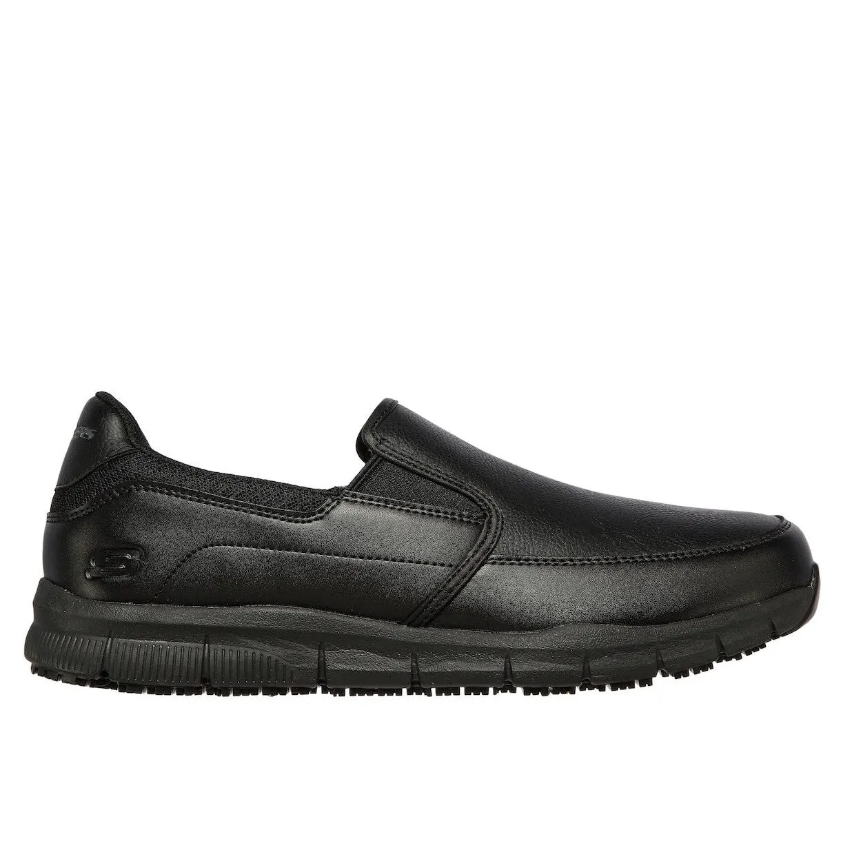 Skechers 77157EC Nampa - Groton Mens Black Slip On Shoes