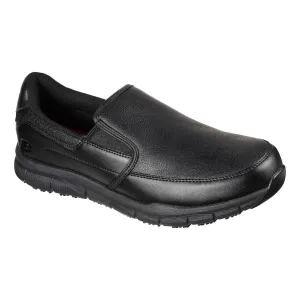 Skechers 77157EC Nampa - Groton Mens Black Slip On Shoes