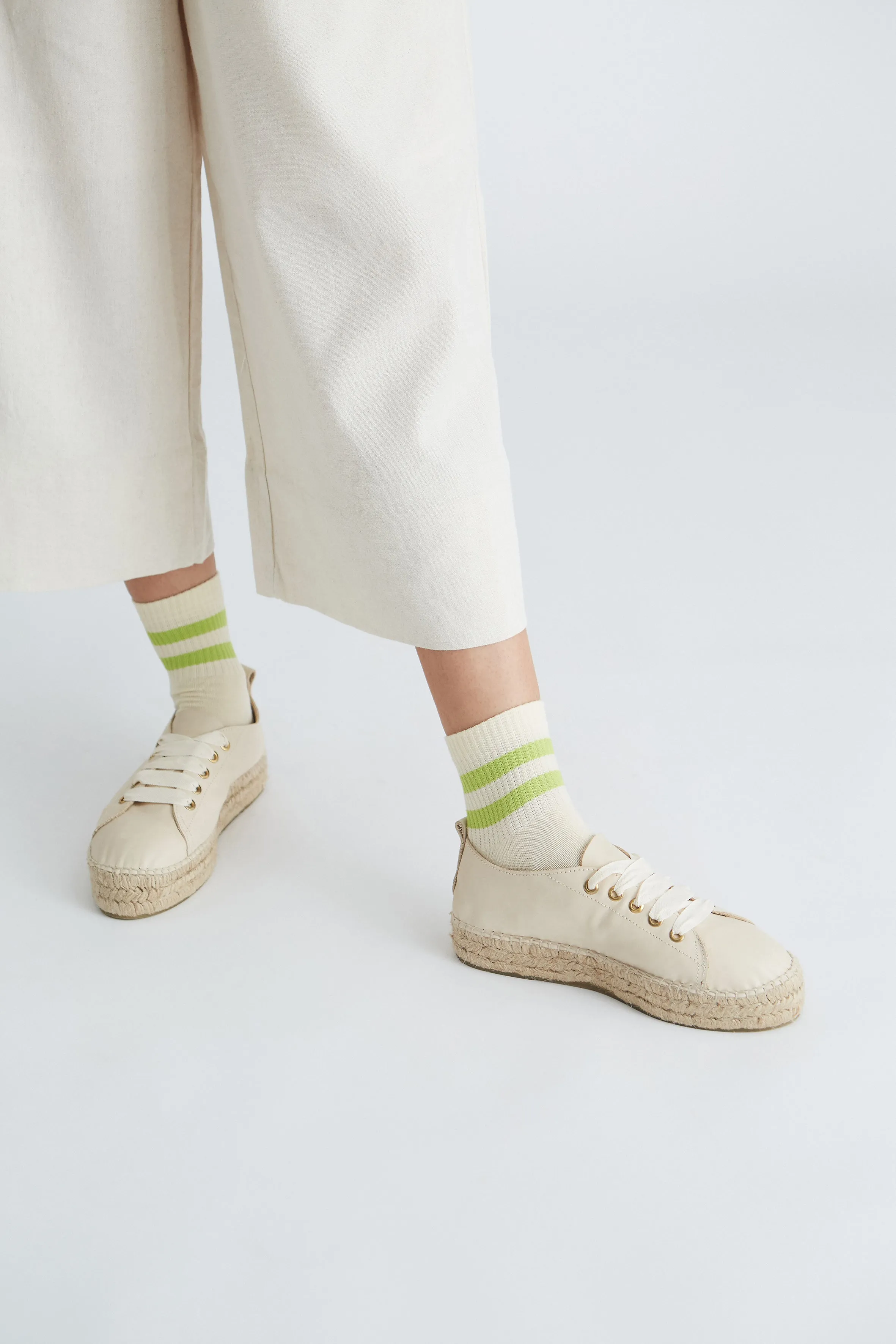 Sneaker Espadrilles Ivory