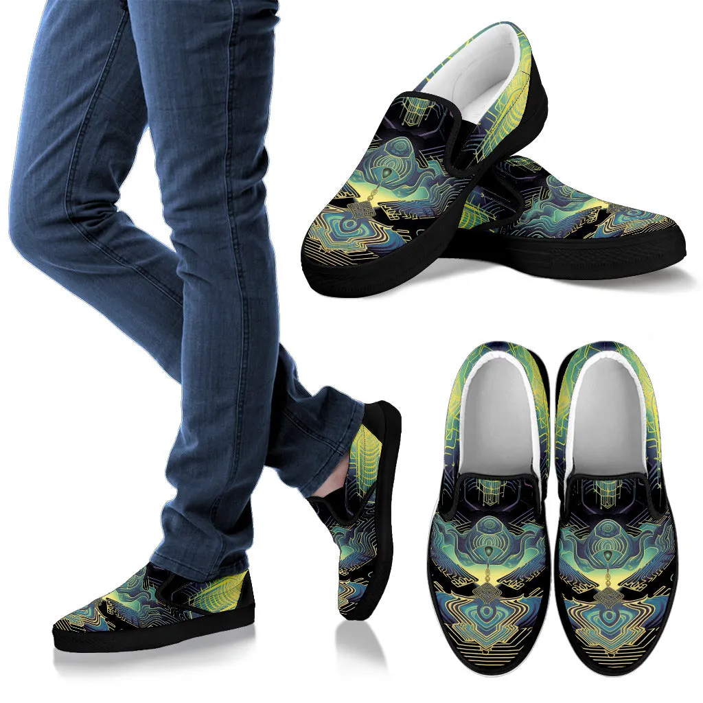 SUNRISE MENS SLIP ONS | ACIDMATH AI