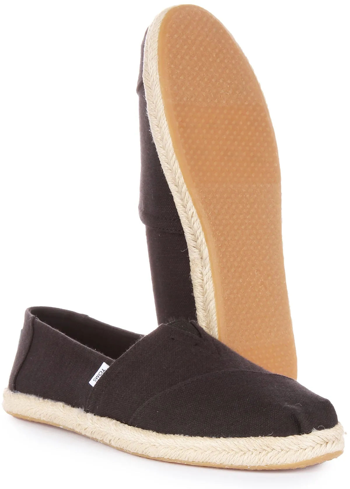 Toms Alpargata Rope In Black For Women