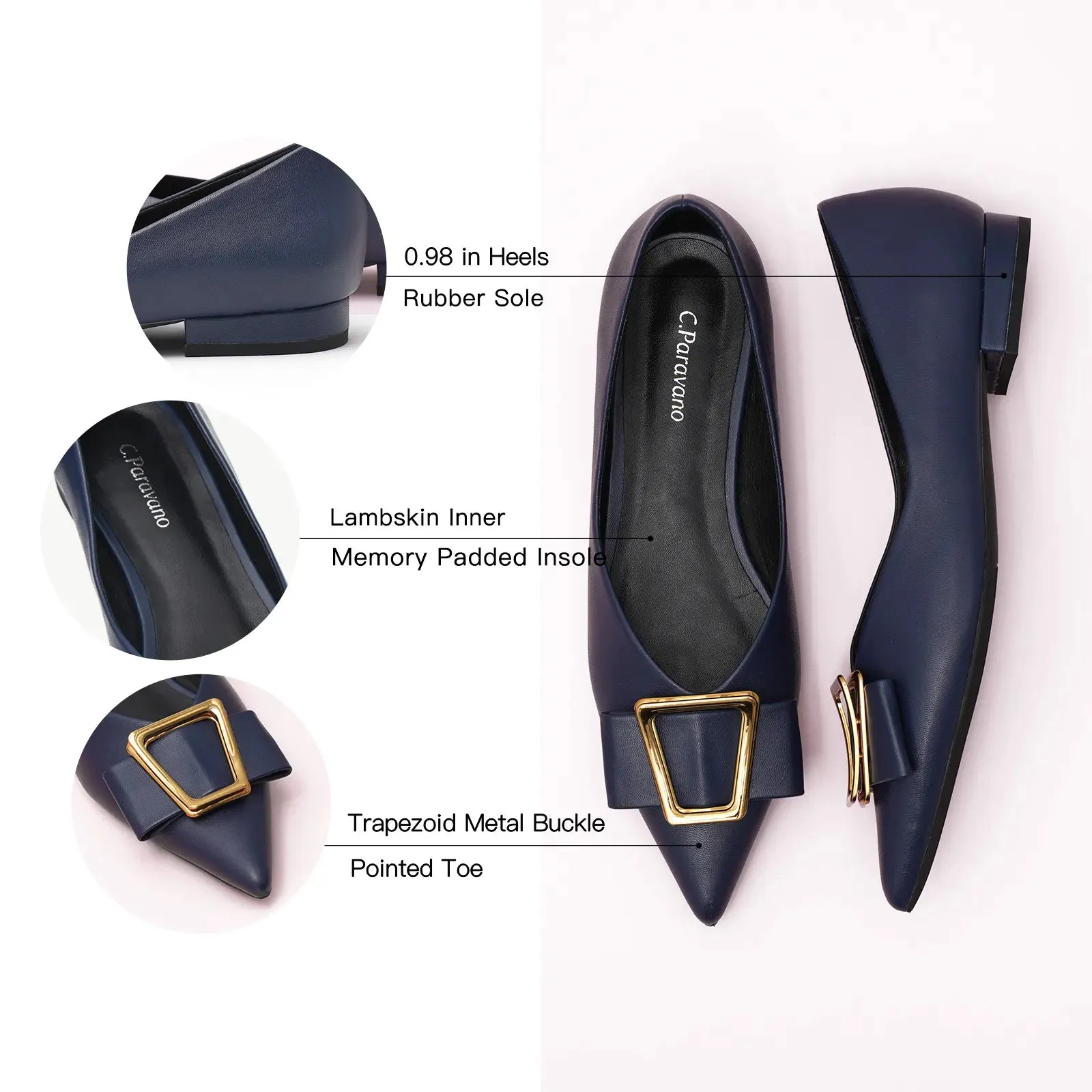 Trapezoidal Metal Tie Flats (Aida)