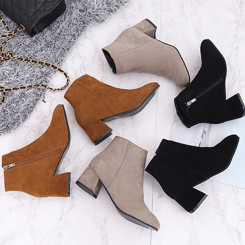 Uniwim Christmas Gifts Fashion Autumn And Winter New Martin Boots Women