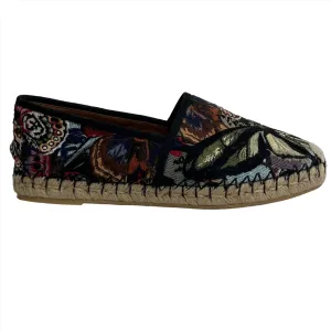 Valentino Garavani £840 Butterfly Embroidered Espadrilles 39