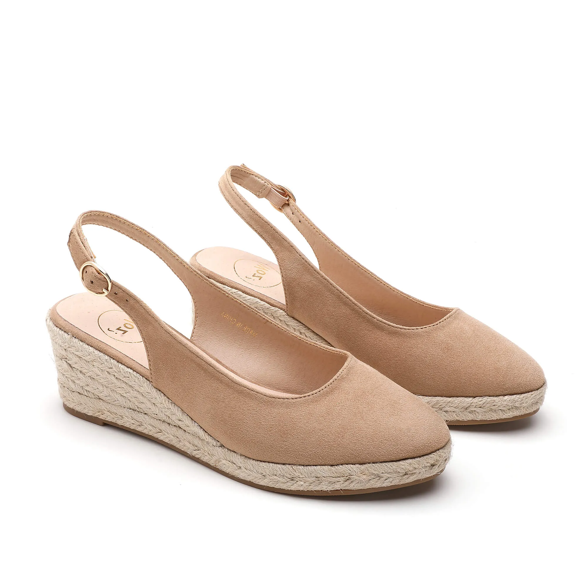 Victoria Taupe Espadrilles