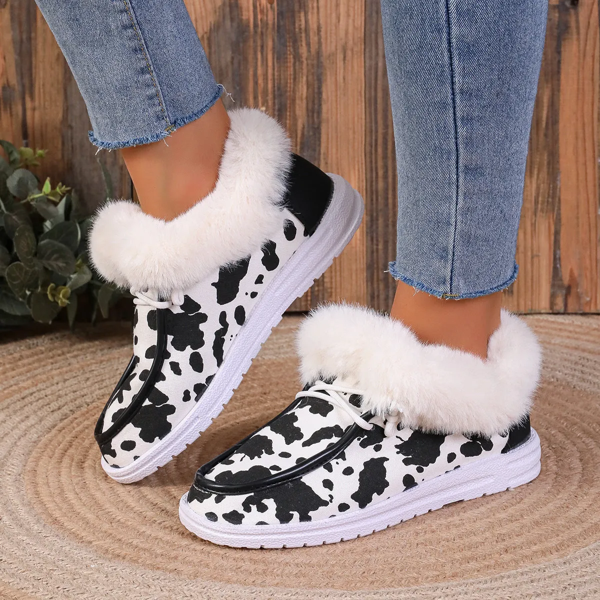 Warm Leisure Plus Size Women's Snow Boots